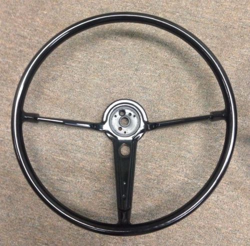 1955-56 chevy bel air 16&#034; steering wheel black