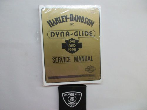 1991 1992 harley davidson dyna-glide service shop manual p/n: 99481-92