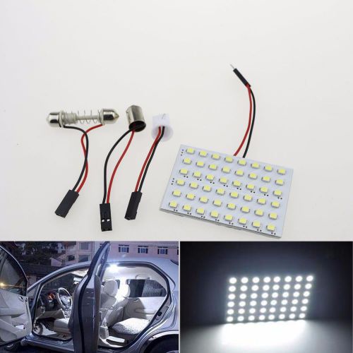 10pcs white t10 ba9s reading lights led 3528 48smd interior dome light