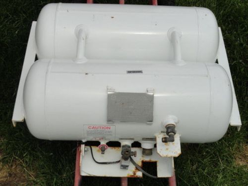 11&#034; x 11&#034; x 28&#034; 20.5 gallons dual propane tank auto gas lp gas motor fuel lpg