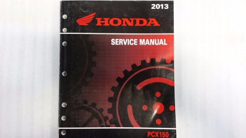 2013 honda pcx150 scooter factory service manual 61kzy00