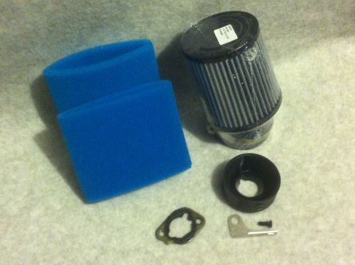 Go kart racing air filter w/ gasket air filter adapter clone predator honda