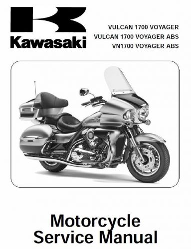 Kawasaki - vulcan 1700 voyage abs  vn 1700 - repair shop service manual  in pdfs