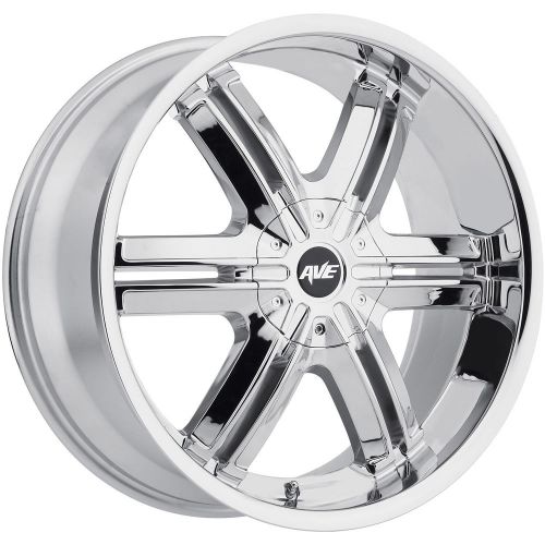 Avenue a612 22x9.5 5x114.3 (5x4.5)/5x120 +35mm chrome wheels rims