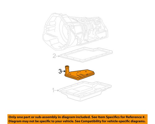 Ford oem automatic transmission-filter f6az7a098a