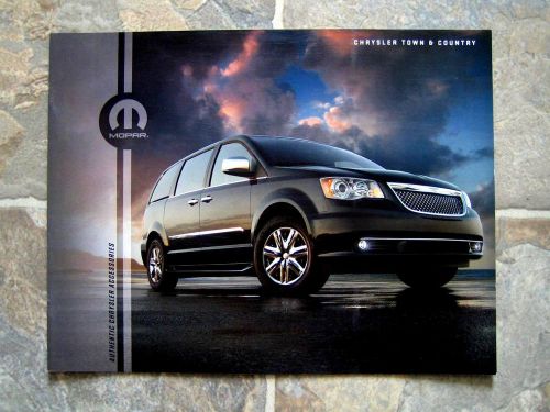 2013 chrysler town &amp; country accessories - original sales brochure book catelog