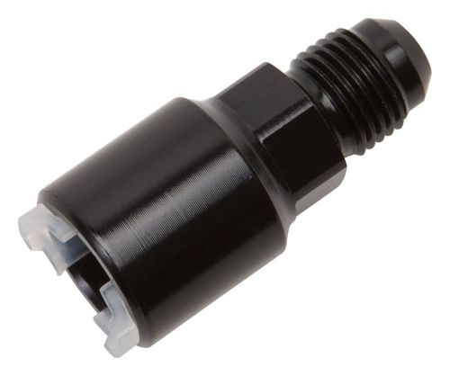 Russell efi -6 male to 5/16&#034; hardline fuel fitting lt1 lt4 ls1 black 640863