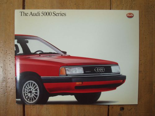 1988 audi 5000 series sales brochure (canadian market)