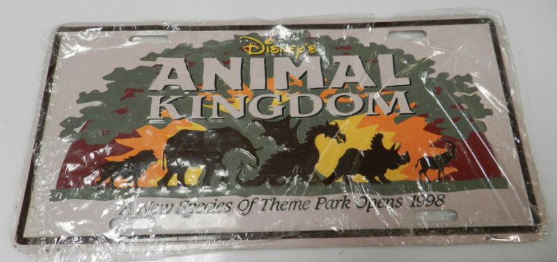 Disney's animal kingdom license plate, 96f-1791, collectible