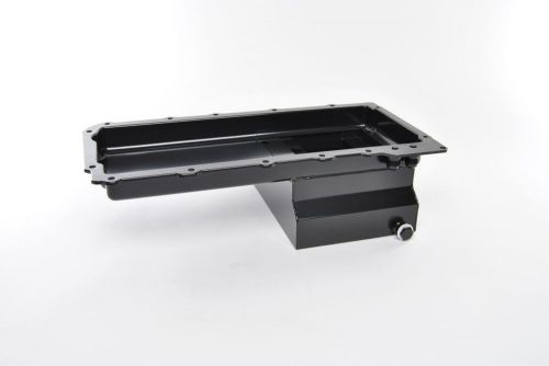 Monster engine parts gm &#034;ls&#034; series steel oil pan (black) - mep9733pbk