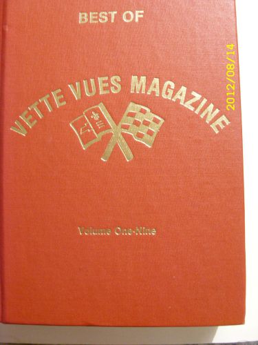 Best of vette vues corvette magazine vol. 1- 9 c1 c2 c3 info facts parts photos