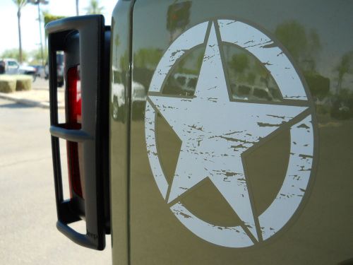 Jeep wrangler 2012-2014 freedom edition star decal sticker nameplate badge oem