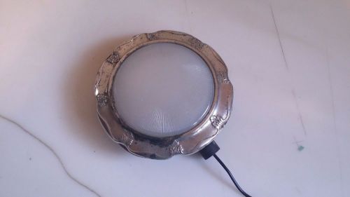 Vintage car or truck interior courtesy dome light glass lens 1920s 1930s