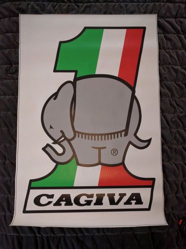 Cagiva ducati banner 24&#034;1/8 x 36&#034;