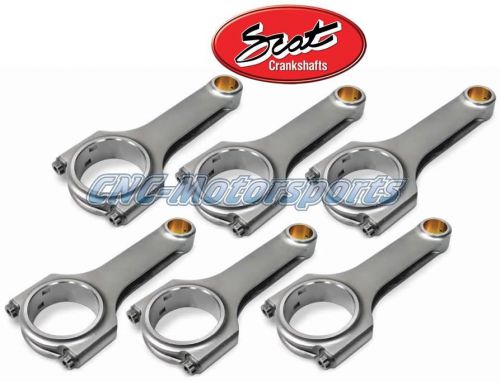 Fits nissan vg30 300zx v7 6cyl engine scat h beam connecting rods 3/8 arp2000