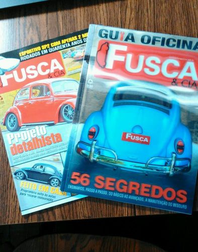 Vw beetle magazines from brazil