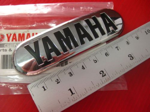 Yamaha sr400 sr500 logo  emblem &#034;genuine parts&#034; made in japan (bi)