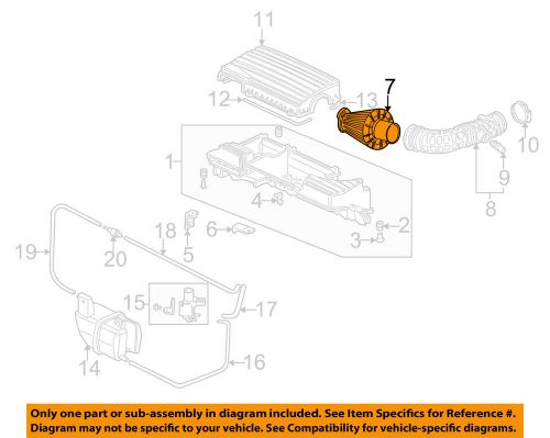 Honda oem 00-05 s2000 engine-air filter 17220pcx003