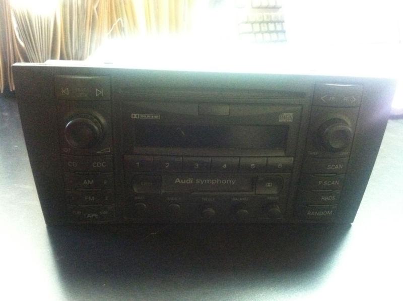 99-02 symphony radio cd am fm cassette audi a4 s4 8d0035195