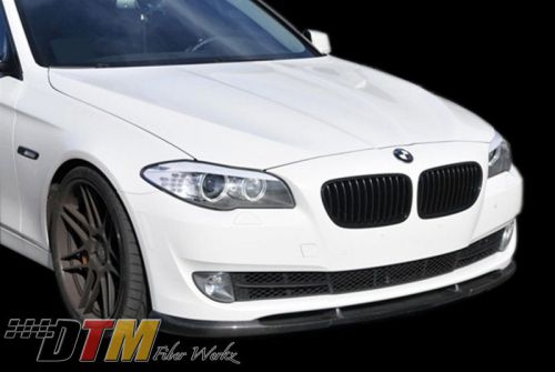 Bmw f10 5 series 535i 528i hm style front lip carbon