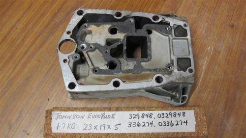 Johnson evinrude 40-70hp 1986-2001 exhaust housing adapter plate 329848, 336274