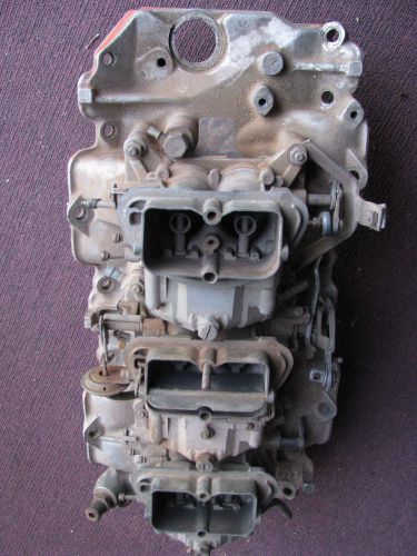 Used corvette 1968-69 427 3x2 435 hp intake &amp; carbs w/air cleaner #3937797