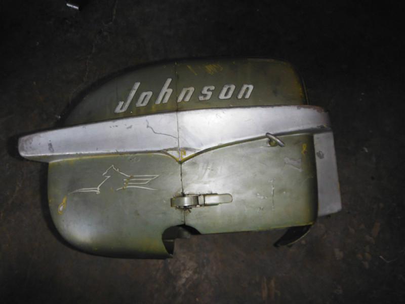 1954 johnson 5.5hp outboard motor hood cowling