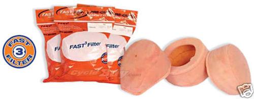3 pack no toil fast filter air filters kawasaki kfx450