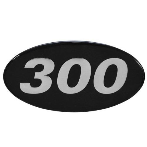 Rinker boats 300 silver black 218699 oem 6 1/2&#034; vinyl marine decal (single)