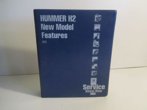 H2 new model features service know how dealer books &amp; vhs