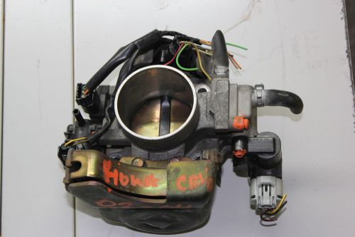 02-04 honda crv cr-v throttle body assembly with tps sensors w/out cruise c (m7)