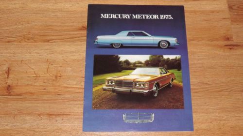 1975 mercury meteor original dealership sales brochure