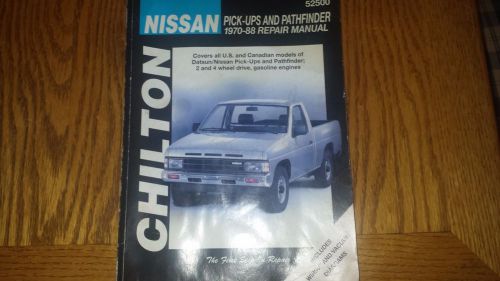 Nissan pickup repair manual  1970-1988