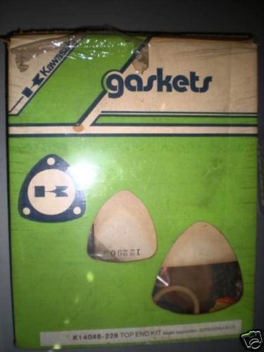 Nos kawasaki 1969-74 g390 top end gasket kit k14046-228