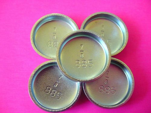 Fits ford 5pk 7/8&#034; freeze expansion plugs zinc plated steel engine cylinder nos