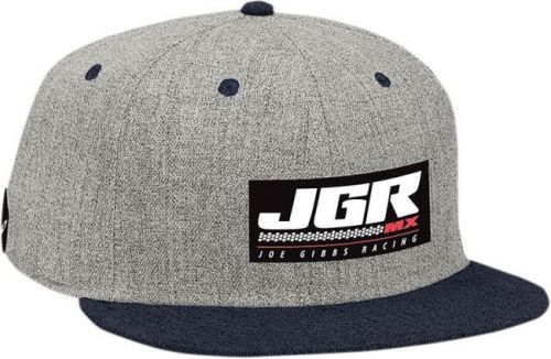 Factory effex joe gibbs mens snapback hat navy blue/gray os