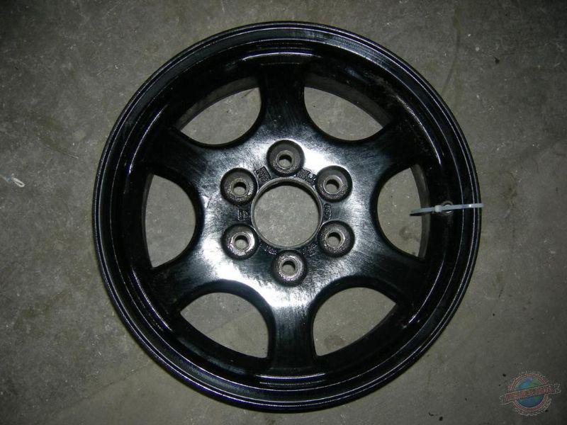 (1) wheel trailblazer 84431 02 03 alloy blk 95 percent