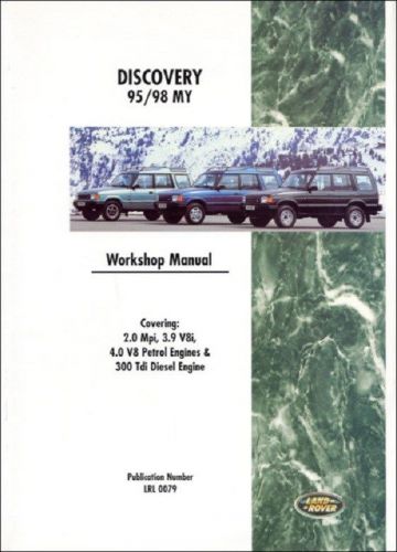 Land rover discovery official workshop manual 95 to 98 listed free shipping