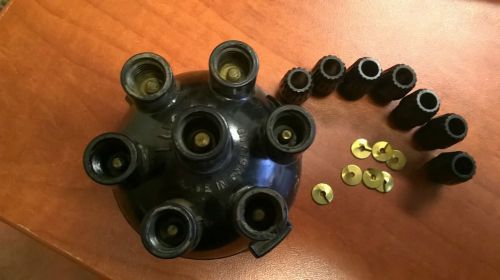 Xke jag distributor cap w/ cap screws and brass contacts