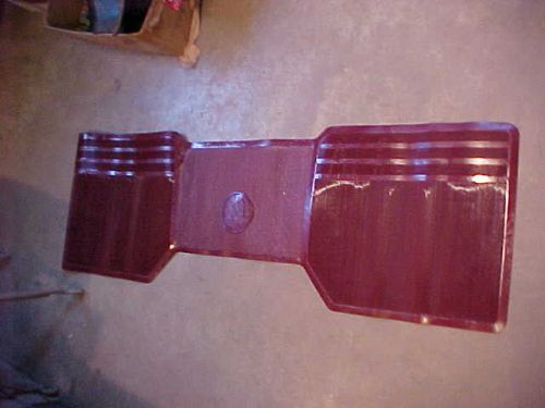 Nos gm 981014 rear floor mat red maroon buick 65 66 67 68 69 70 electra lesabra