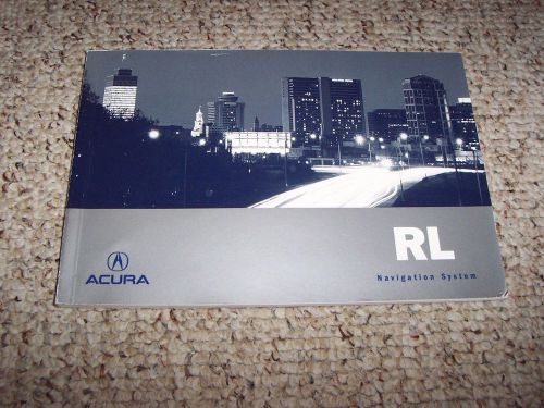 2005 acura rl factory original navigation system owner manual book 3.5l v6