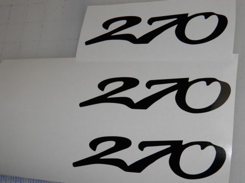 Sea ray sundancer custom boat numbers 270  black special order