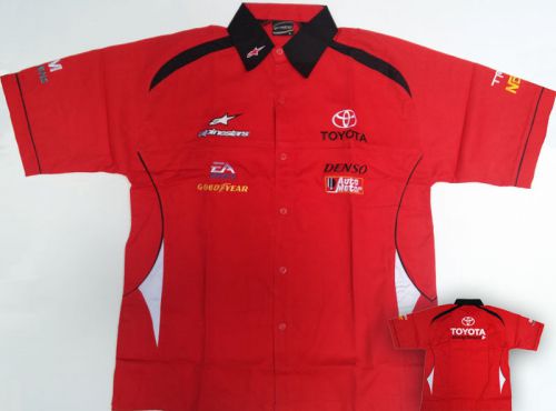 New toyota racing development trd pit shirt car automotive wrc m l xl asian sz