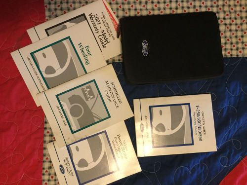 01 2001 ford f250/f350/f450/f550/super duty diesel powerstroke owners manual