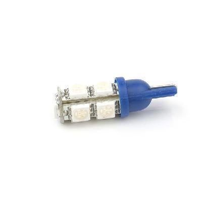 T10 5050 bulb wedge car 9-led blue light new - 2pcs - free shipping - blue