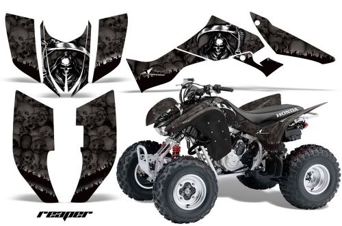 Honda trx300ex atv graphic kit decal stickers 300ex quad parts 07-12  reaper blk