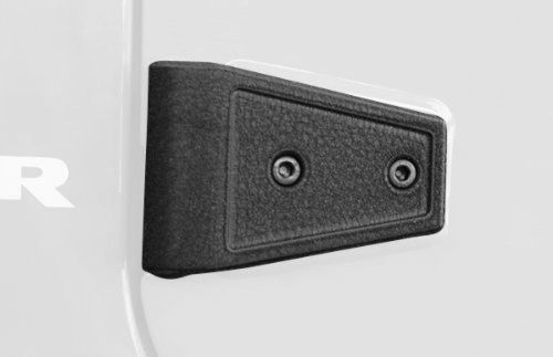 Rugged ridge 11202.05 black door hinge cover - pack of 8