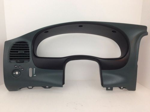 95-01 ford ranger / explorer dash cluster trim panel green