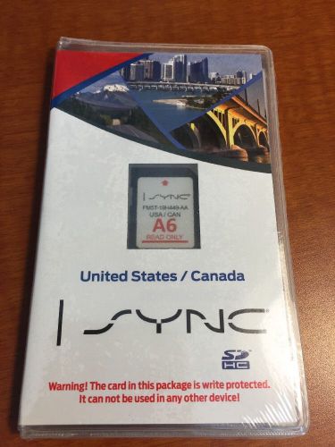 Ford isync a6 gps sd card sealed fm5t-19h449-aa