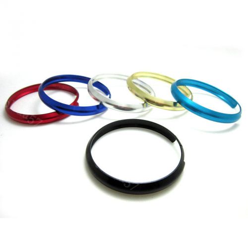 Metal protective ring keyring for 2008 mini cooper smart key entry fob keychain